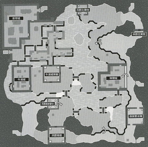 真&middot;三国无双5地图