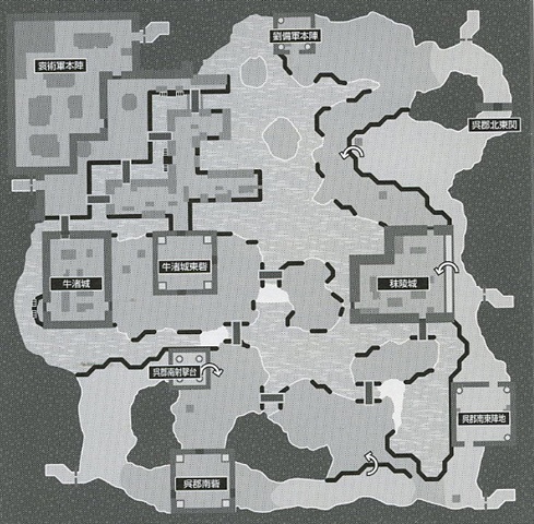 真&middot;三国无双5地图