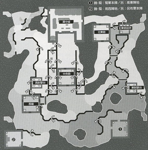 真&middot;三国无双5地图