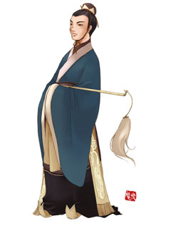 卧龙和凤雏人物肖像